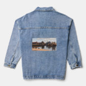 Johannes Vermeer - Uitzicht van Delft Denim Jacket (Achterkant)