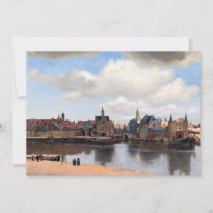 Johannes Vermeer - Uitzicht van Delft Kaart