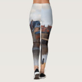 Johannes Vermeer - Uitzicht van Delft Leggings (Achterkant)