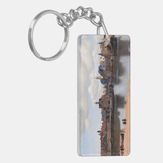 Johannes Vermeer - Uitzicht van Delft Sleutelhanger (Voorkant Links)