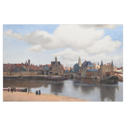 Johannes Vermeer - Uitzicht van Delft Stof (Yard (91,4 cm))