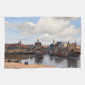 Johannes Vermeer - Uitzicht van Delft Theedoek (Horizontaal)