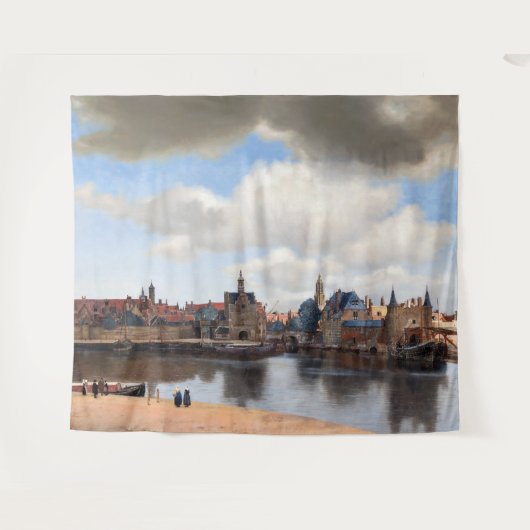 Johannes Vermeer - Uitzicht van Delft Wandkleed (Voorkant (horizontaal))