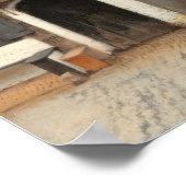 Johannes Vermeer Uitzicht van Houses in Delft Poster (Hoek)