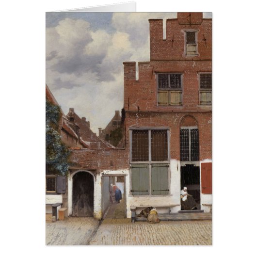 Johannes Vermeer, Uitzicht van Huizen in Delft (Voorkant)