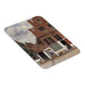 Johannes Vermeer, Uitzicht van Huizen in Delft Magneet (Rechterzijde)