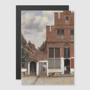 Johannes Vermeer, Uitzicht van Huizen in Delft Magnetische Uitnodiging