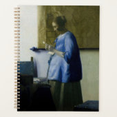 Johannes Vermeer - Une femme en bleu lisant une le (Devant)