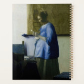 Johannes Vermeer - Une femme en bleu lisant une le (Dos)