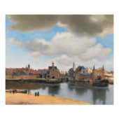 Johannes Vermeer, van Deft, Uitzicht Delft Foto Afdruk (Voorkant)