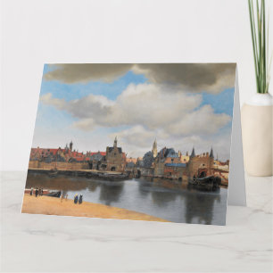 Johannes Vermeer, van Deft, Uitzicht Delft Kaart