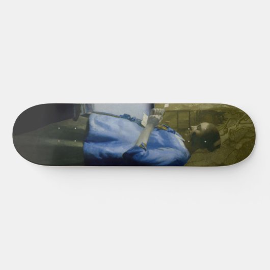 Johannes Vermeer - Vrouw in Blauw Leest een brief Skateboard (Horizontaal)