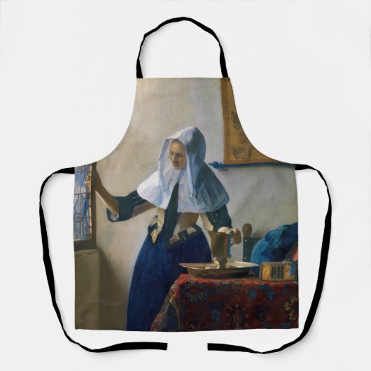 Johannes Vermeer - Vrouw met een waterpitcher Schort (Voorkant)