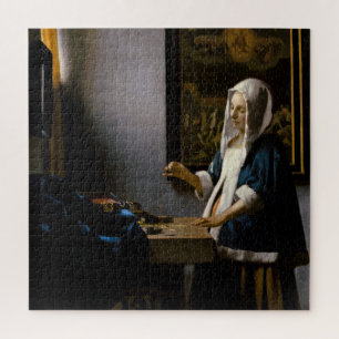 Johannes Vermeer - Woman Holding a Balance Legpuzzel