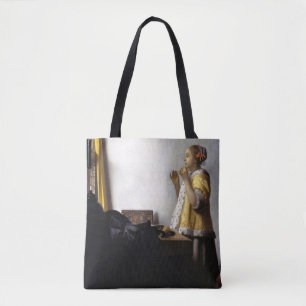 Johannes Vermeer - Young Woman with Pearl Ketting Draagtas