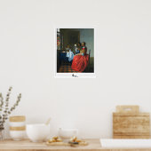 Johannes Vermeer Zedign Art Poster #24 (Keuken)