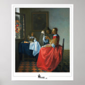 Johannes Vermeer Zedign Poster d'art #24 (Devant)
