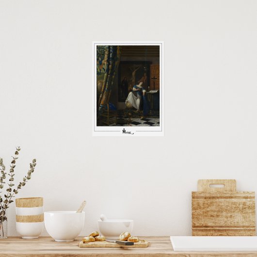 Johannes Vermeer Zedign Poster d'art #33 (Cuisine)