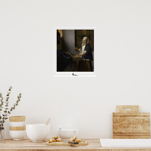 Johannes Vermeer Zedign Poster d'art #37 (Cuisine)