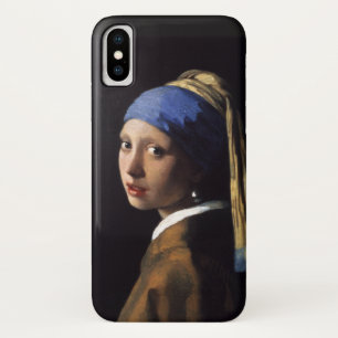 Johannes Vermeer's meisje met een parelaar in Phon iPhone X Hoesje