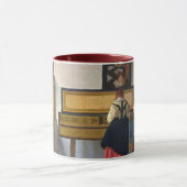 Johannes Vermeer's The Music Lesson (circa 1663) Mok (Midden)