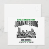Johannesburg Briefkaart (Voorkant / Achterkant)