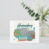 Johannesburg Briefkaart (Staand voorkant)