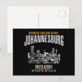 Johannesburg Briefkaart (Voorkant / Achterkant)