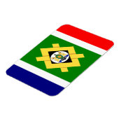 Johannesburg Flag Magneet (Linkerzijde)