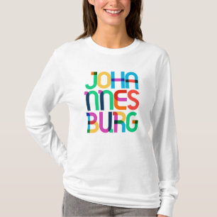Johannesburg Pop Art Letters T-shirt