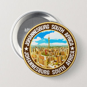 Johannesburg Ronde Button 7,6 Cm