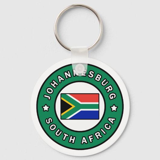 Johannesburg Zuid-Afrika Sleutelhanger (Voorkant)