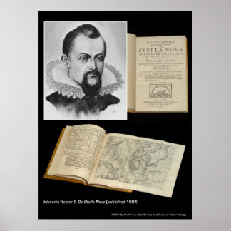 Johannis Kepler en De Stella Nova Poster
