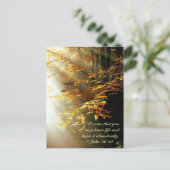 John 10 10 Ik kwam dat je het leven overvloedig he Briefkaart (Staand voorkant)