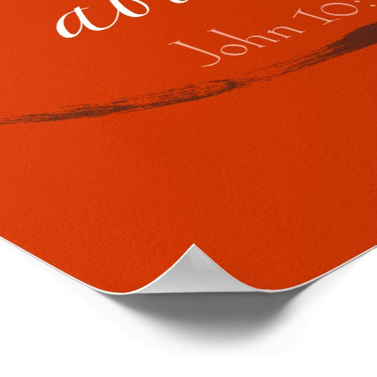 John 10:10 - Kies uw eigen kleur!  Poster (Hoek)