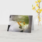 John 11:25 Carte d'écriture (Fleur jaune)