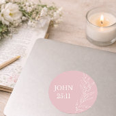 John 11:25 Easter Sticker – Resurrection and Life