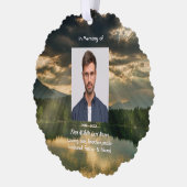 John 11: 25, Scripture Memorial Keepsake  Ornament Kaart (Links)