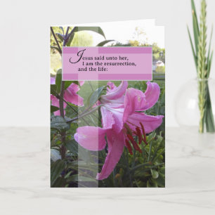 John 11 Happy Resurrection Sunday Easter Cross Kaart
