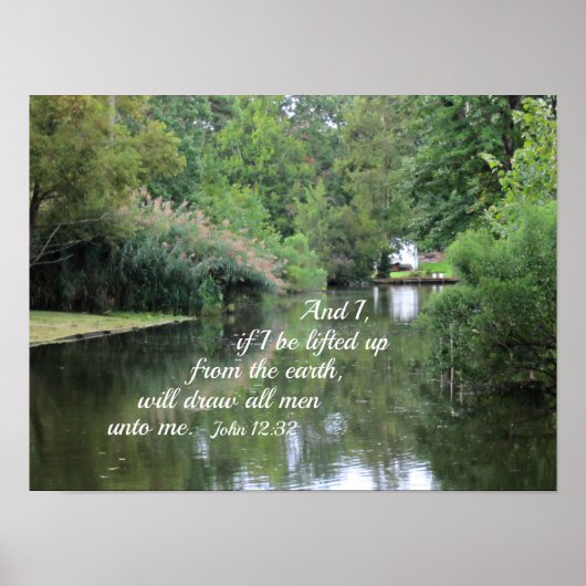 John 12:32 en ik, als ik opgetild word van de aard poster (Voorkant)