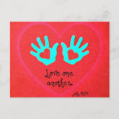 John 13:34 briefkaart (Voorkant)