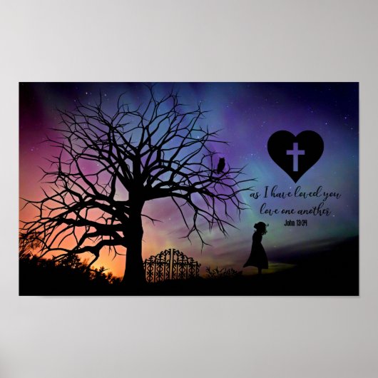 John 13:34 poster (Voorkant)