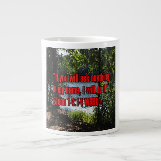 John 14:14 WEBU Mug (Devant)