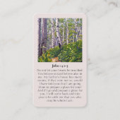 John 14:1-3 Carte de sympathie personnalisable (Devant)