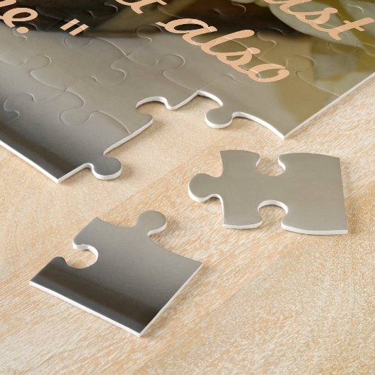 John 14:1 tweekleurig versneden puzzel legpuzzel (Zijkant)