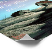 John 14:27 Christelijke Bijbelversie Poster (Hoek)