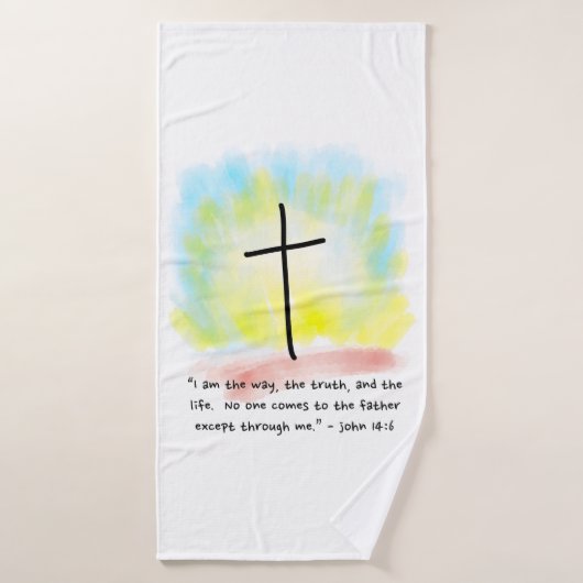 JOHN 14:6 Bath Towel Set Bad Handdoek (Badhanddoek)