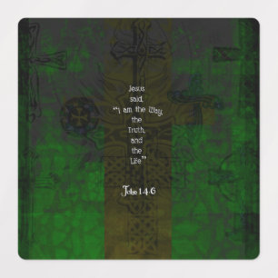 John 14:6 Bijbelverse Inspirerend prijsopgave voor Labels