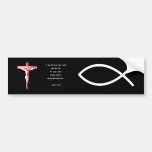 JOHN 14:6 Bijbelversie Bumpersticker