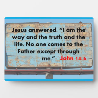 John 14:6 fotoplaat